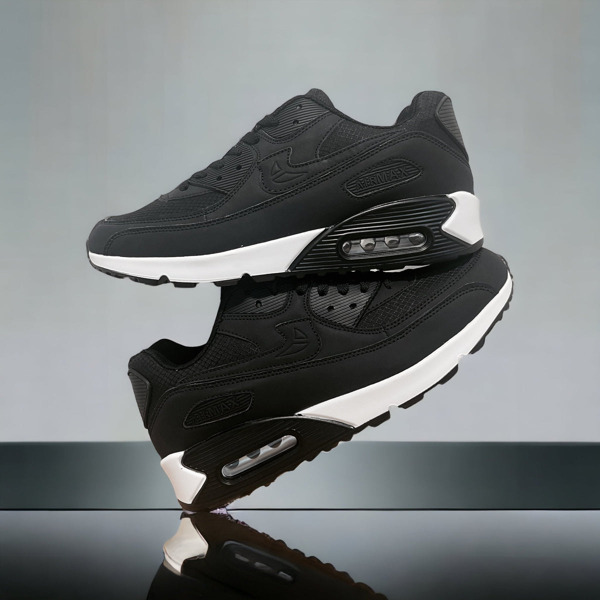 CUBICS Max Air 90 Trainers - Black