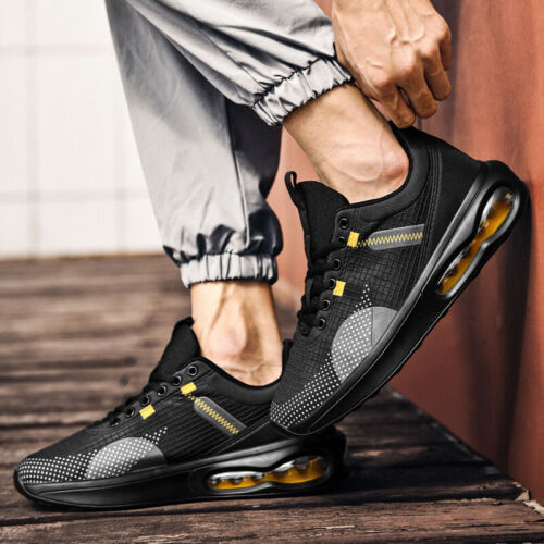 CUBICS Max Air Trainers - Black Gold