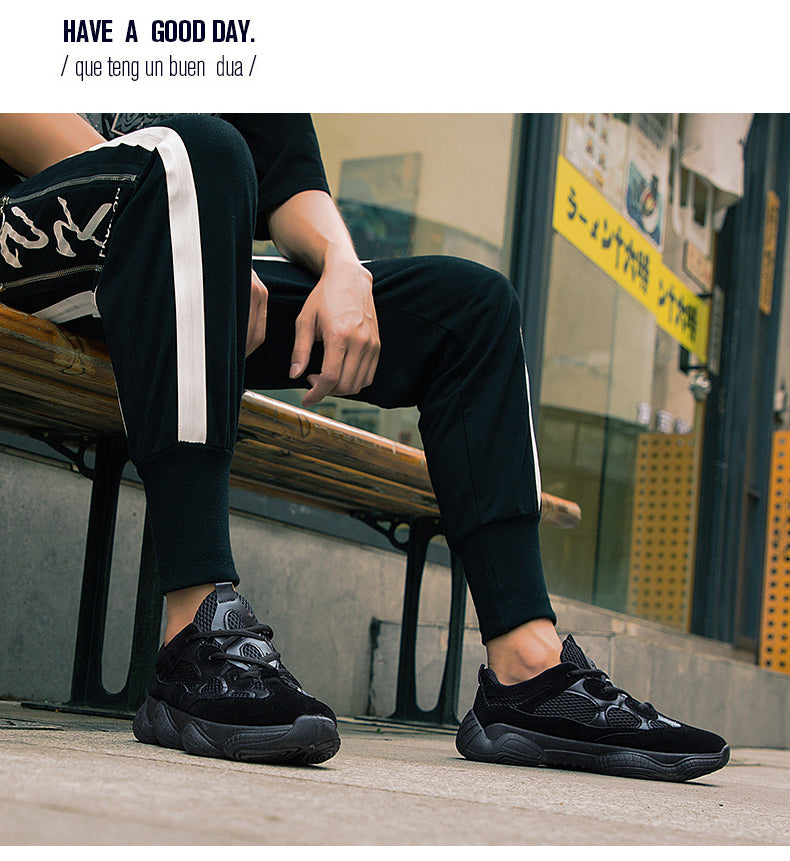 CUBICS Yezy 500 Trainers - Black