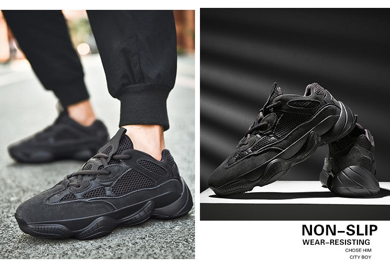 CUBICS Yezy 500 Trainers - Black