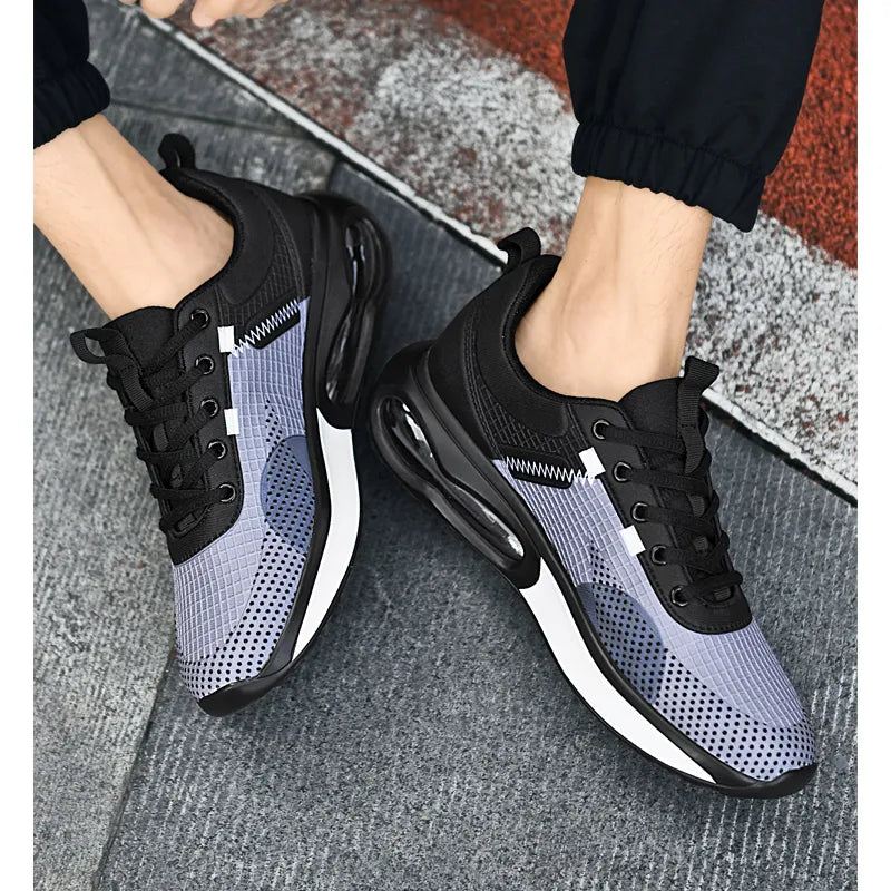 CUBICS Max Air Trainers - Black Grey