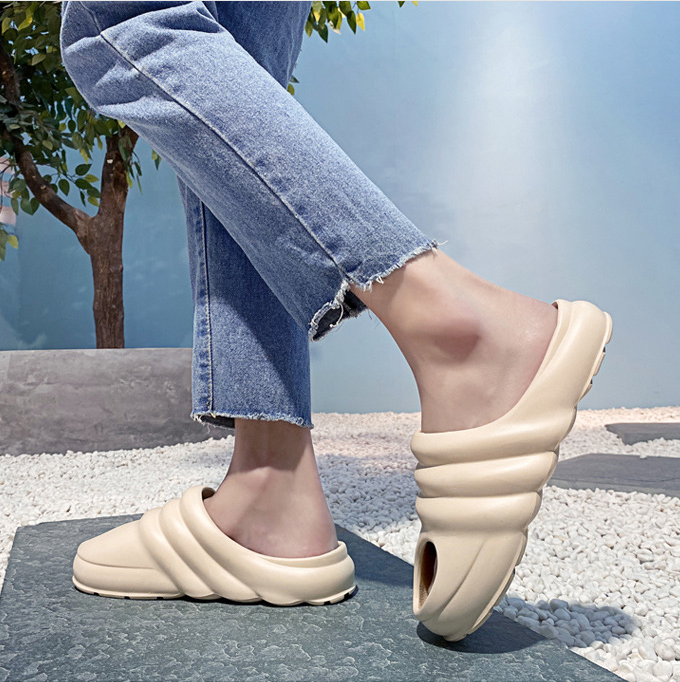 CUBICS Snail Cutout Foam Slides - Skin