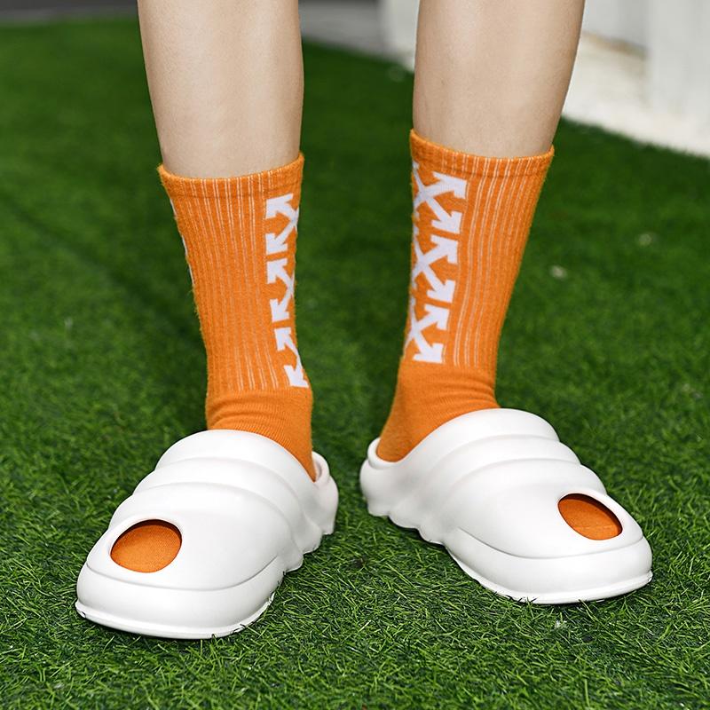 CUBICS Snail Cutout Foam Slides - White